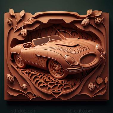 3D model Jaguar E type (STL)